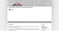 Desktop Screenshot of matelier.cz